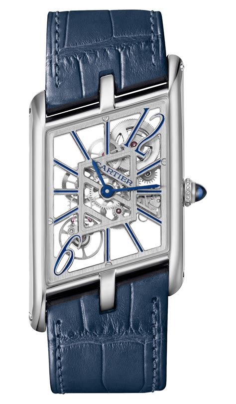 cartier asymetrique|tank skeleton.